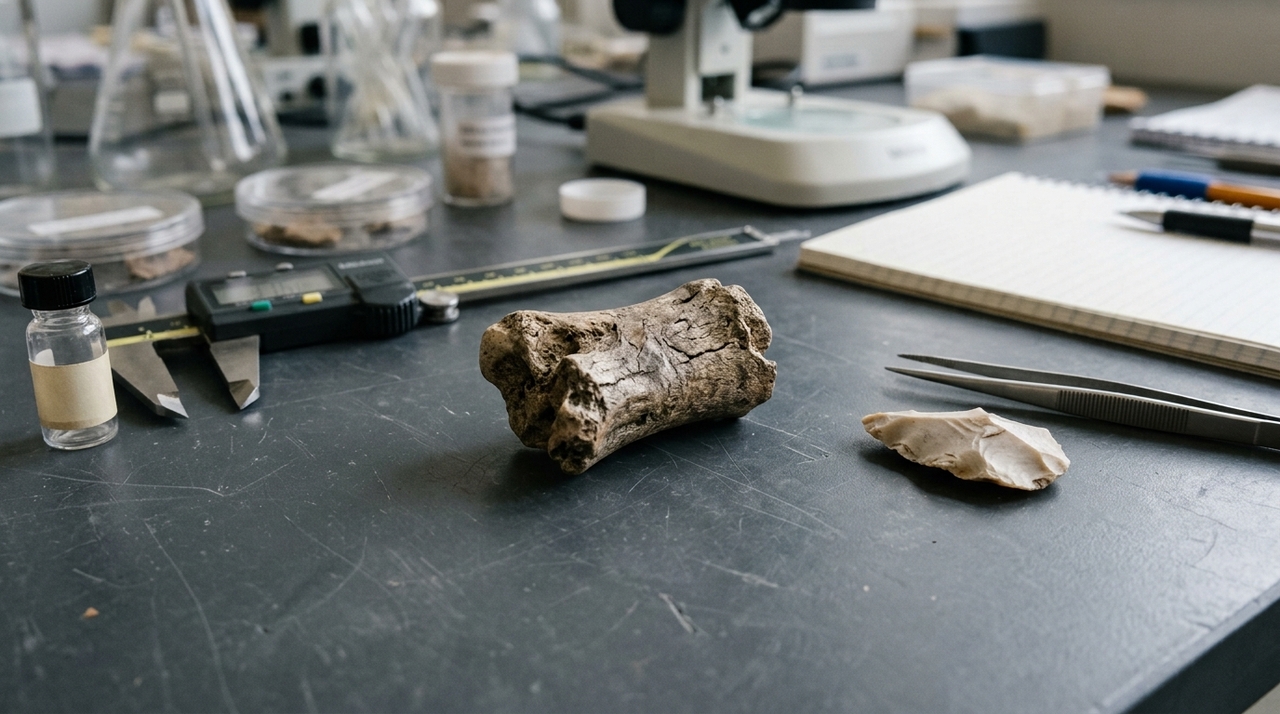 O artefato foi encontrado no sítio arqueológico de Boxgrove, em West Sussex, no sul da Inglaterra, no início da década de 1990.