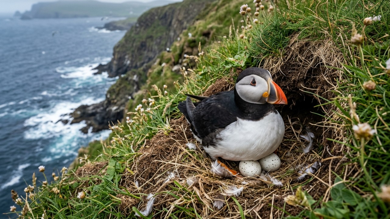 A introdução de predadores exóticos na Ilha Rathlin ameaçou gravemente a biodiversidade local.