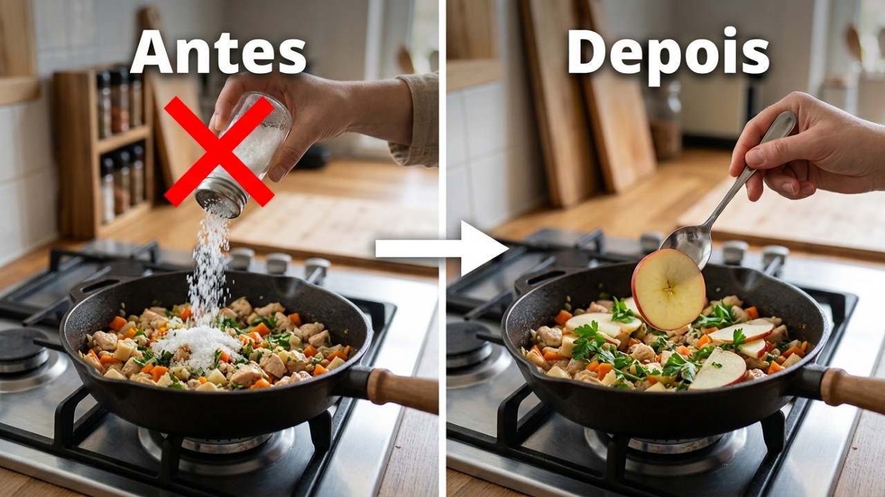 O uso de frutas no cozimento equilibra o sabor de ensopados e molhos.