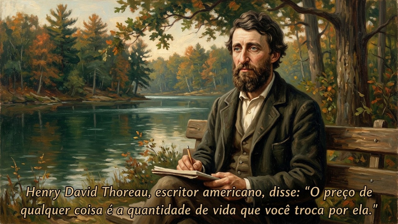 O verdadeiro custo de cada bem material é o tempo de vida dedicado para conquistá-lo.