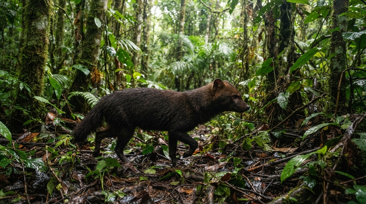 Pesquisadores posicionaram equipamentos fotográficos automáticos na região de Tambopata para monitorar carcaças e registrar a fauna local.