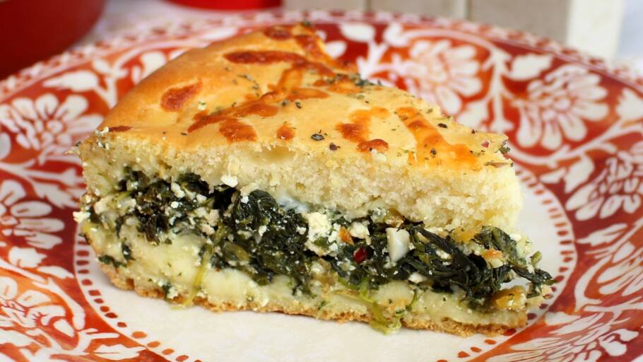 Torta de espinafre com ricota