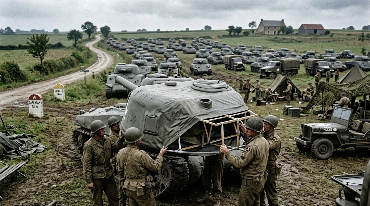 Uma das unidades mais famosas foi a norte-americana 23rd Headquarters Special Troops, conhecida posteriormente como Ghost Army.