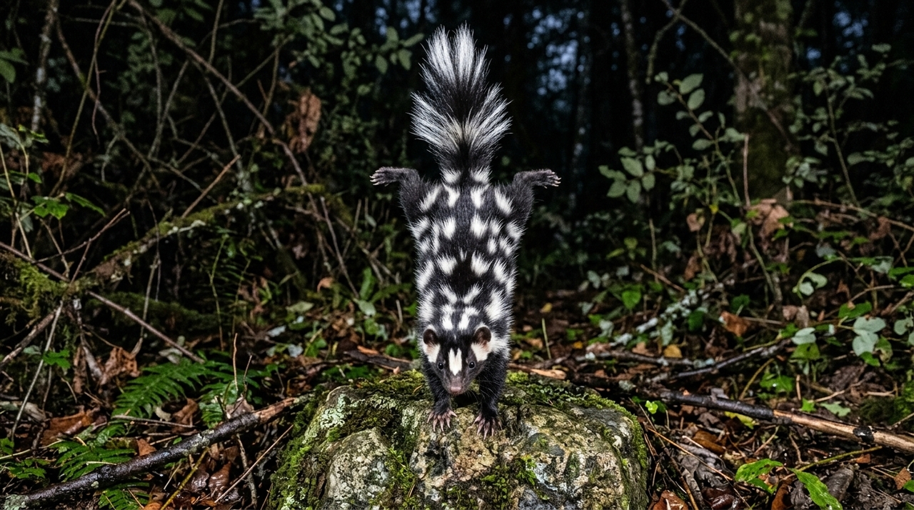 A reação começa quando o animal identifica uma possível ameaça em seu caminho.