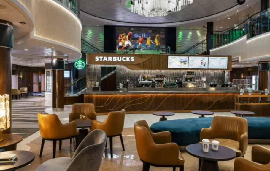 Norwegian Jade e Norwegian Gem ganharam Starbucks
