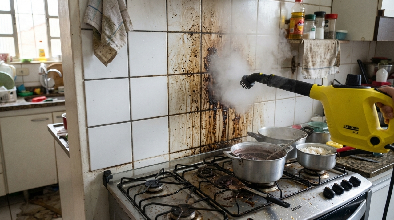 Uma pasta de bicarbonato e água pode ajudar quando há pontos aderidos que precisam de leve ação abrasiva