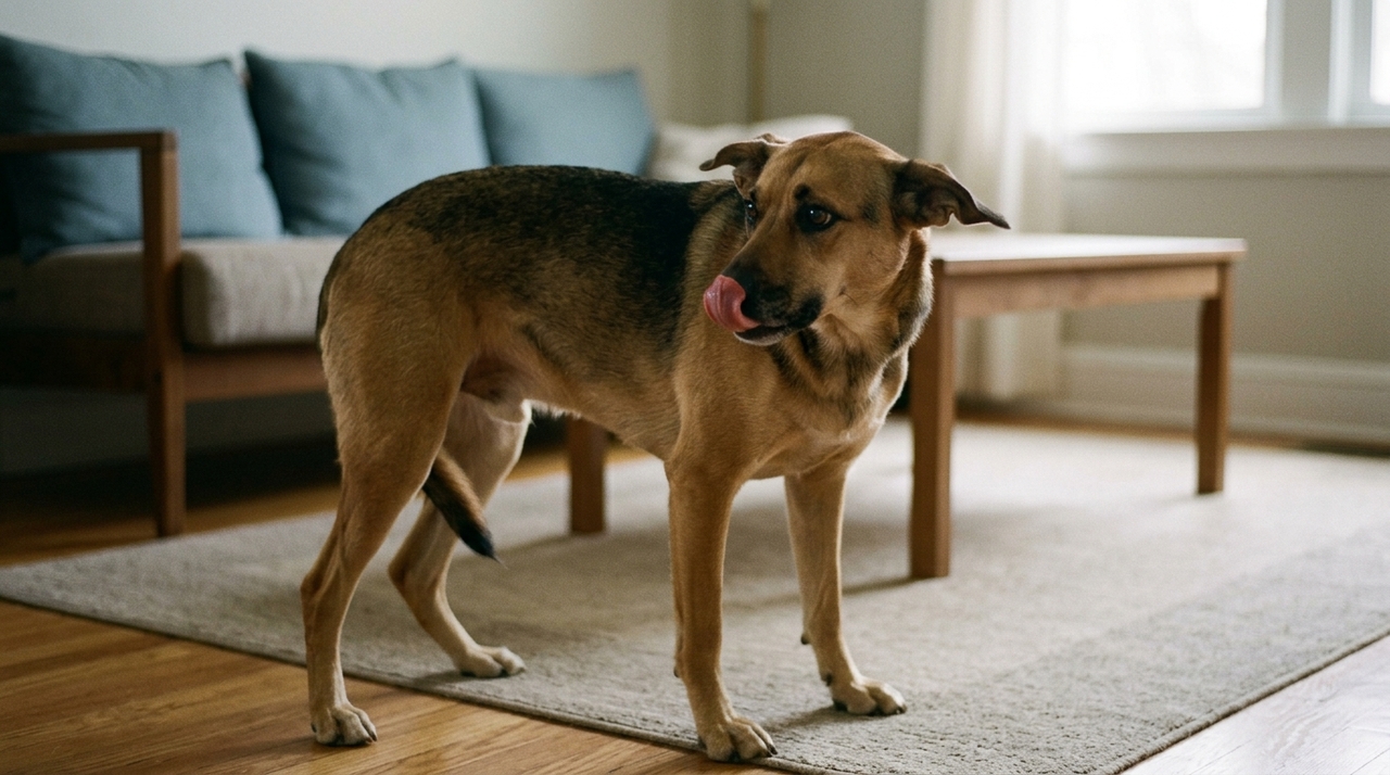 O corpo do cachorro costuma revelar o desconforto antes de qualquer reação mais evidente.