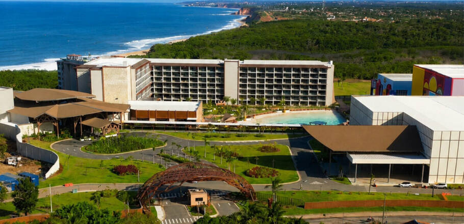 O Tauá Resort João Pessoa fica no Complexo Turístico de Cabo Branco, em João Pessoa