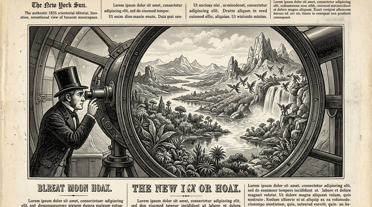 A série começou em 25 de agosto de 1835 e se estendeu por seis partes.