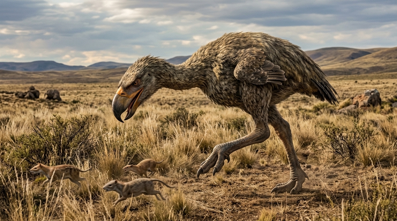 Os fósseis da família Phorusrhacidae demonstram que essas espécies gigantescas conquistaram um papel central na natureza após o fim dos dinossauros