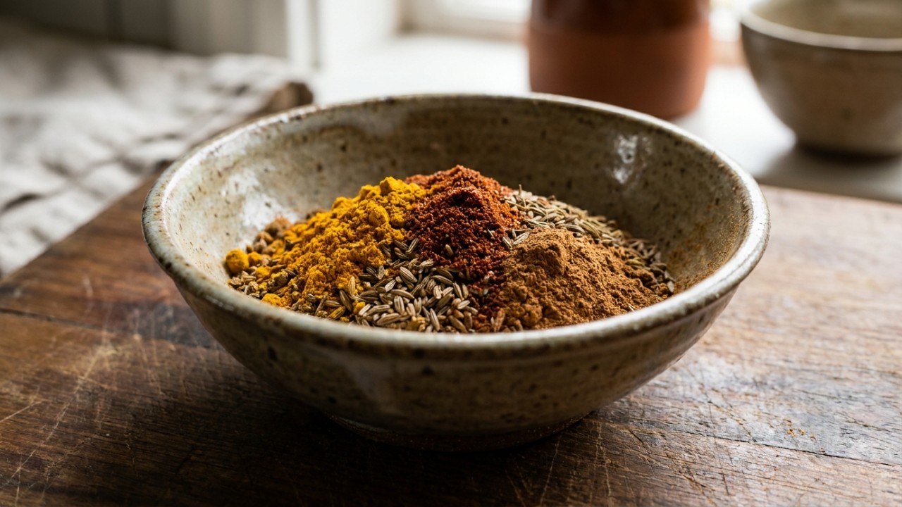 O uso equilibrado do ras el hanout garante um aroma marcante e uma experiência gastronômica memorável.