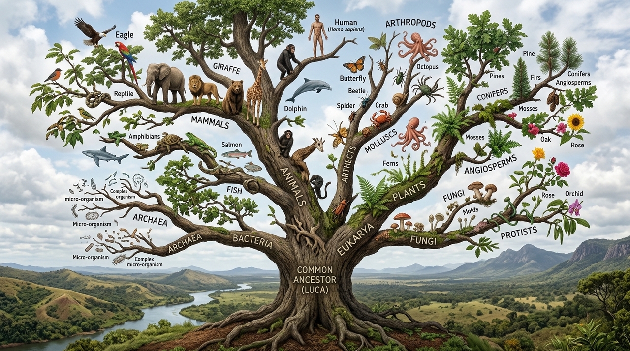 A palavra grandeza não indica que a evolução siga uma marcha obrigatória em direção à perfeição.