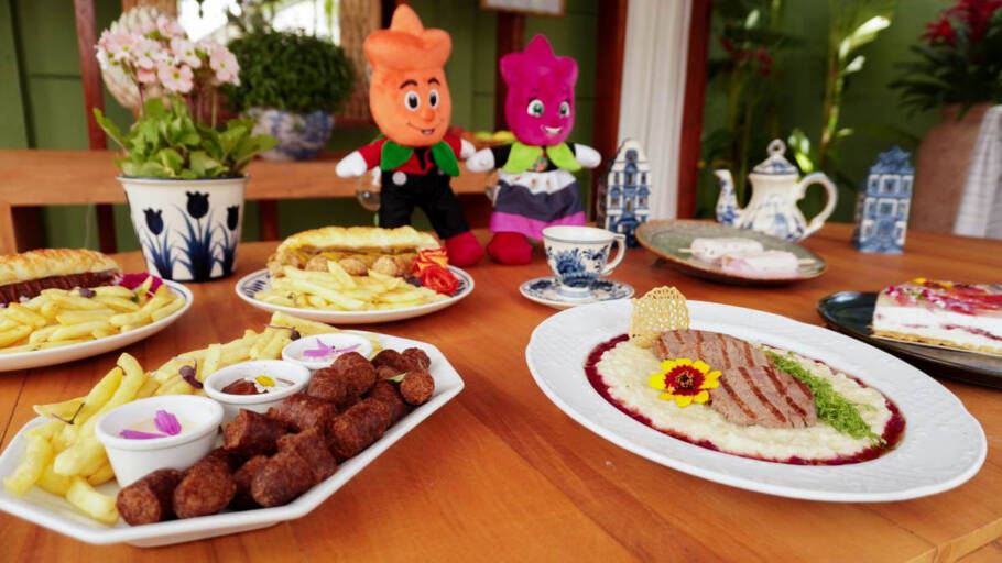 A gastronomia também terá novidades criadas especialmente para a edição deste ano da Expoflora