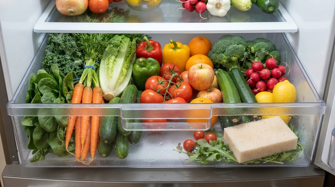 Legumes, frutas e verduras continuam respirando após a colheita, liberando gases e umidade dentro da gaveta.