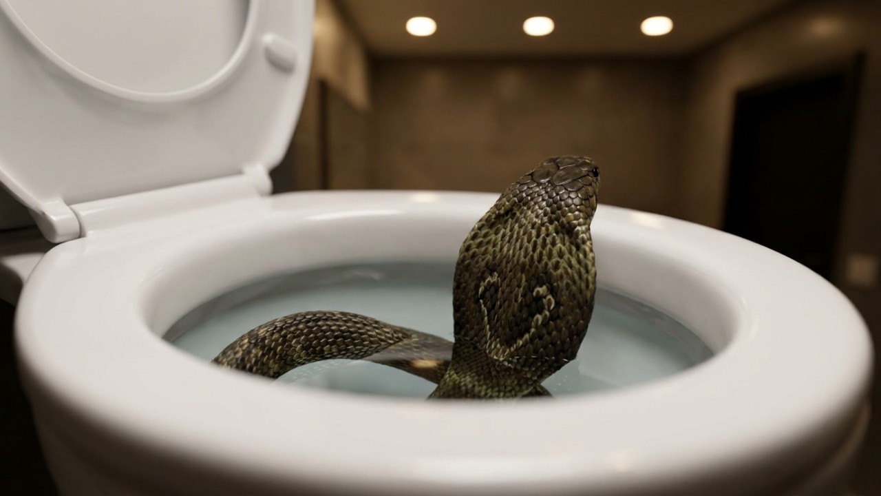 O surgimento de serpentes na rede de esgoto exige atenção redobrada com a vedação dos encanamentos residenciais.