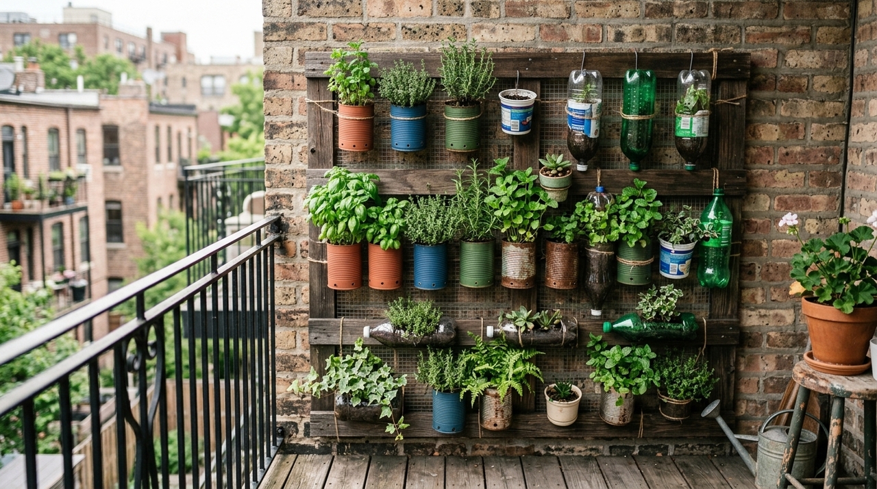 Embalagens resistentes podem ser transformadas em recipientes para plantas quando apresentam estrutura adequada e conseguem suportar o peso do substrato e da água.