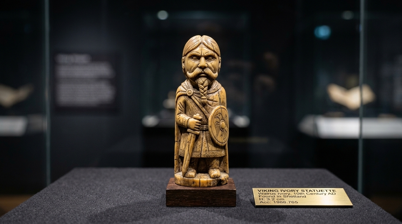 Segundo Peter Pentz, arqueólogo do Museu Nacional da Dinamarca, a figura retrata um rei do fim do século X