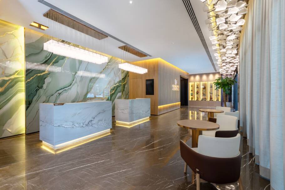Lobby do Wyndham Garden São Paulo Aclimação
