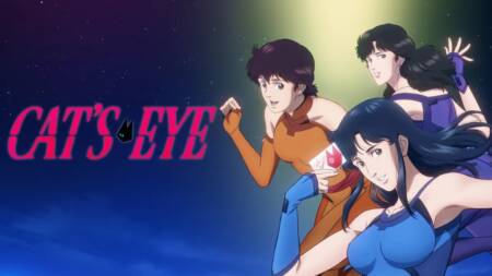 Arte promocional do remake de Cat’s Eye, nova adaptação do mangá criado por Tsukasa Hojo.