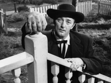 Cena de O Mensageiro do Diabo (The Night of the Hunter), dirigido por Charles Laughton em 1955.