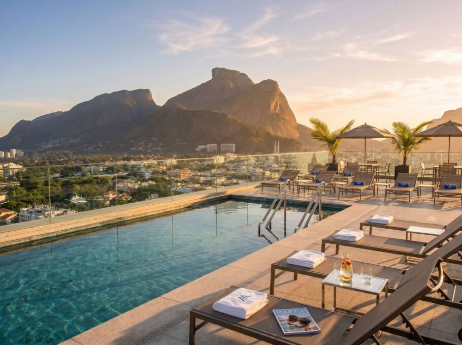 Windsor Tower Hotel, localizado na Barra da Tijuca, no Rio de Janeiro