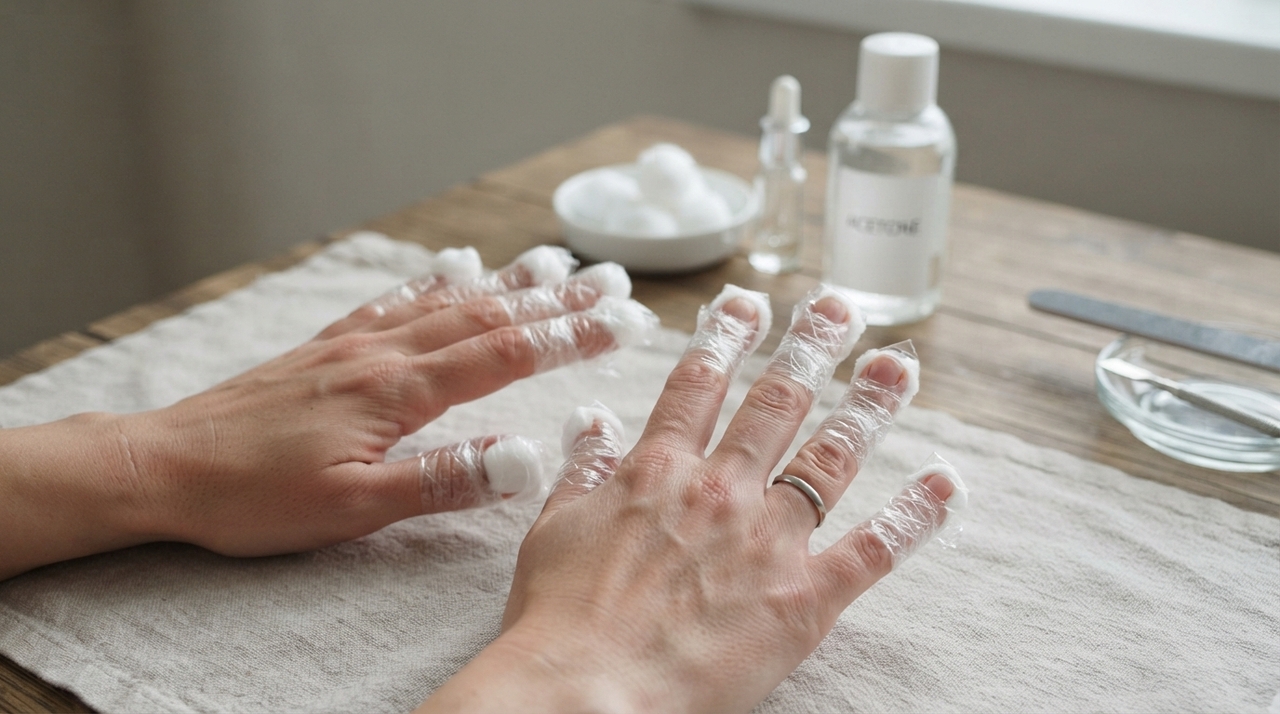 A vedação mantém o algodão em contato constante com o revestimento em gel e reduz a evaporação e o gotejamento do solvente durante o período de pausa.
