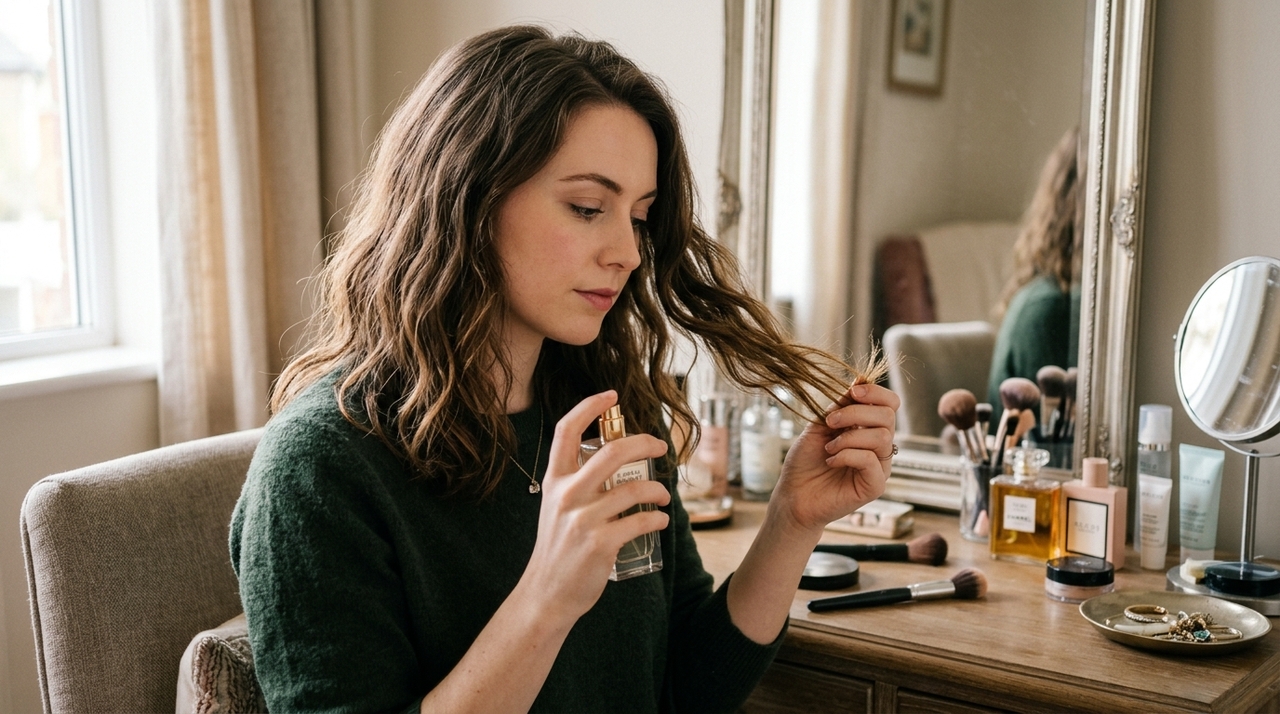 Muitos perfumes tradicionais utilizam álcool como parte importante da fórmula, principalmente para ajudar na evaporação e na projeção da fragrância.