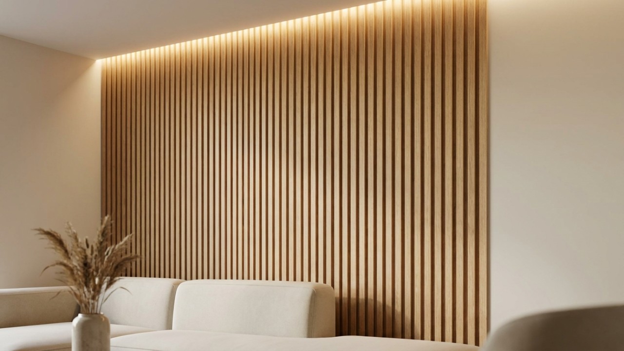 O painel de poliestireno oferece uma alternativa elegante e resistente para renovar ambientes.