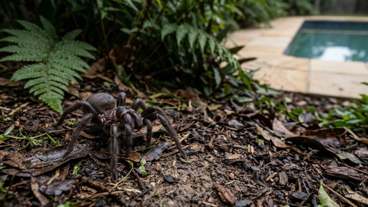 Mesmo submersa por horas, essa aranha australiana ainda pode estar viva.