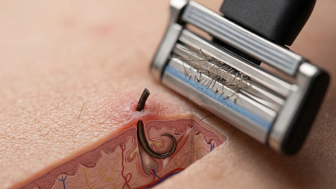 Raspar contra o crescimento dos pelos pode favorecer irritação e pelos encravados.