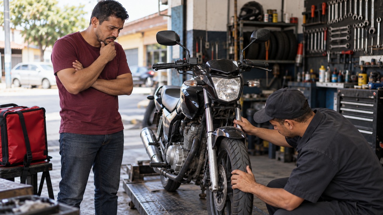 Uma avaliação mecânica encontrou sinais de reparos feitos anteriormente.
