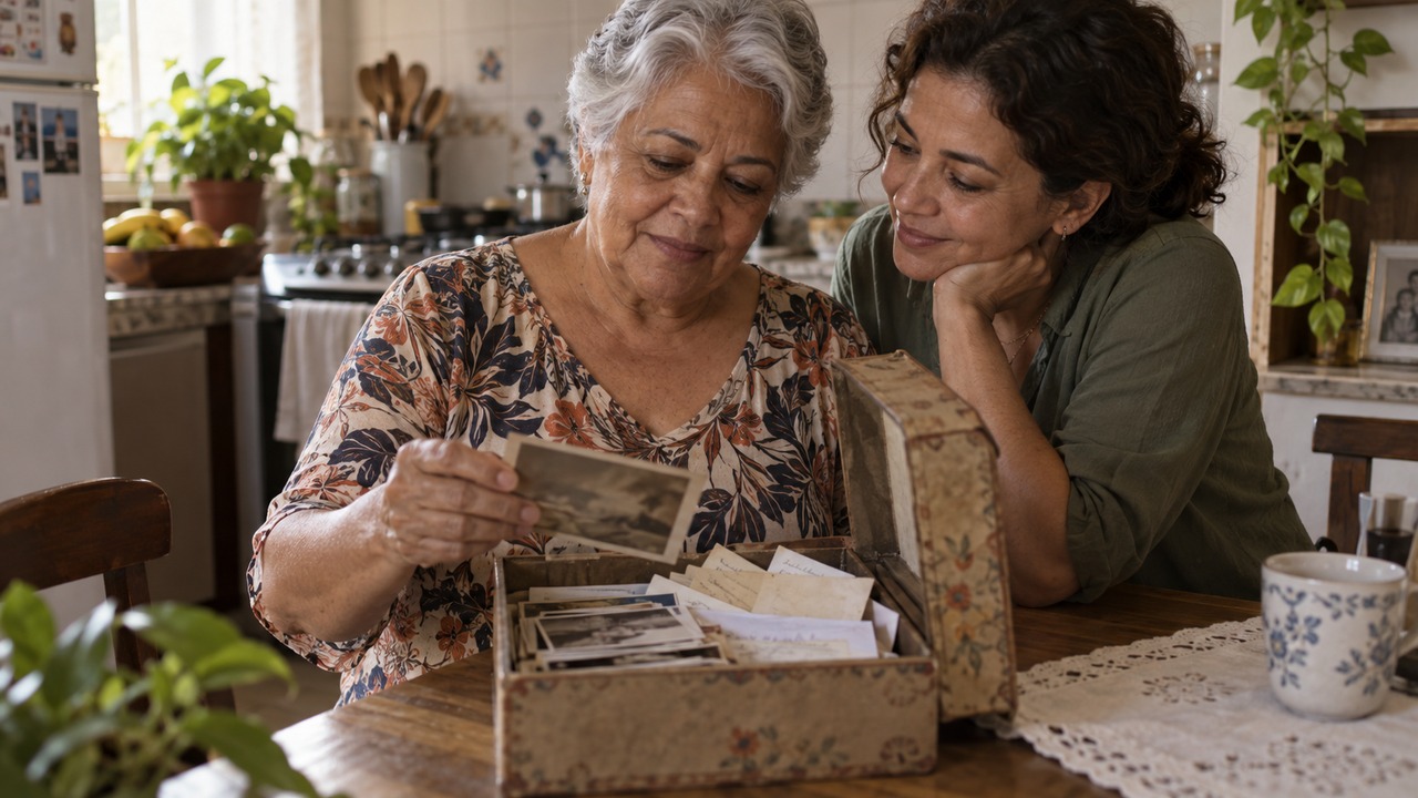 A faxina separou lembranças úteis de acúmulos mantidos apenas por hábito.