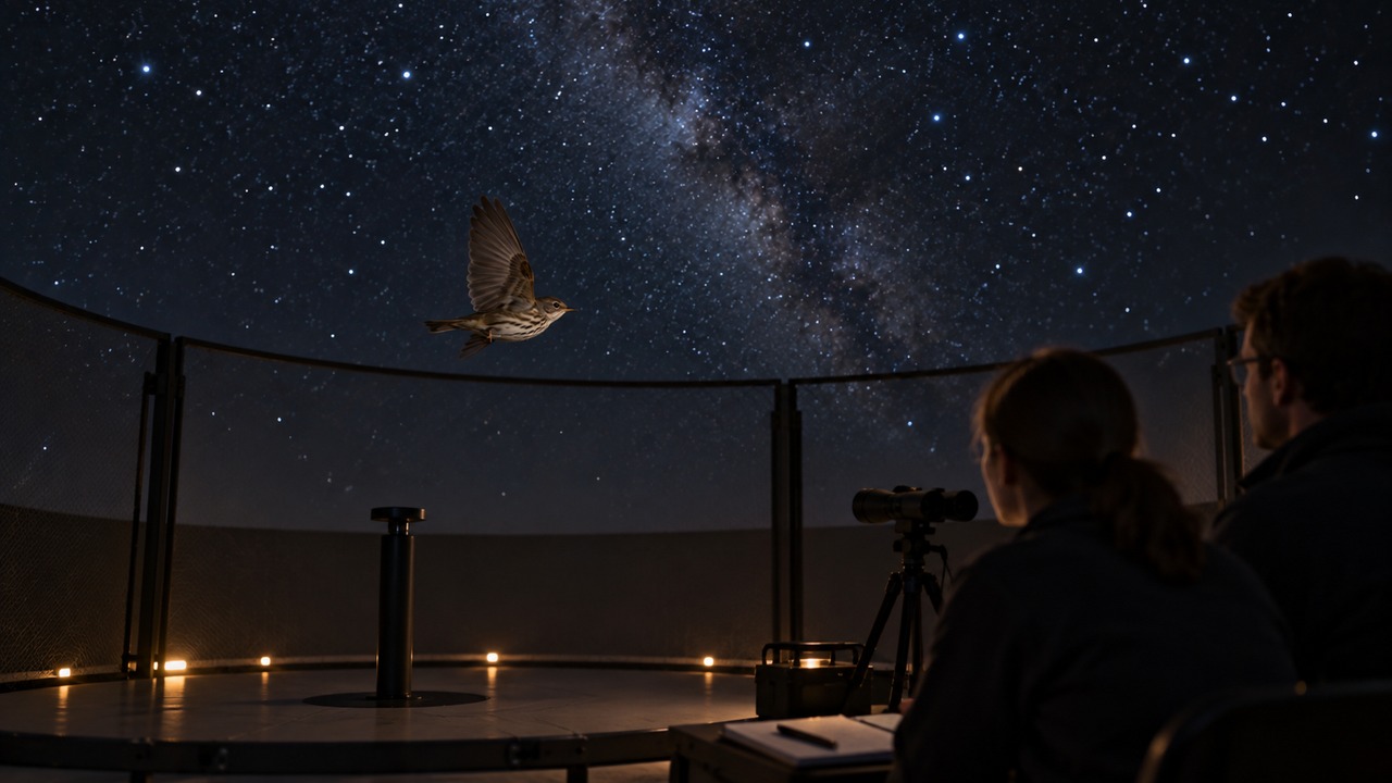 Estrelas e campo magnético ajudam algumas aves a encontrar direção.