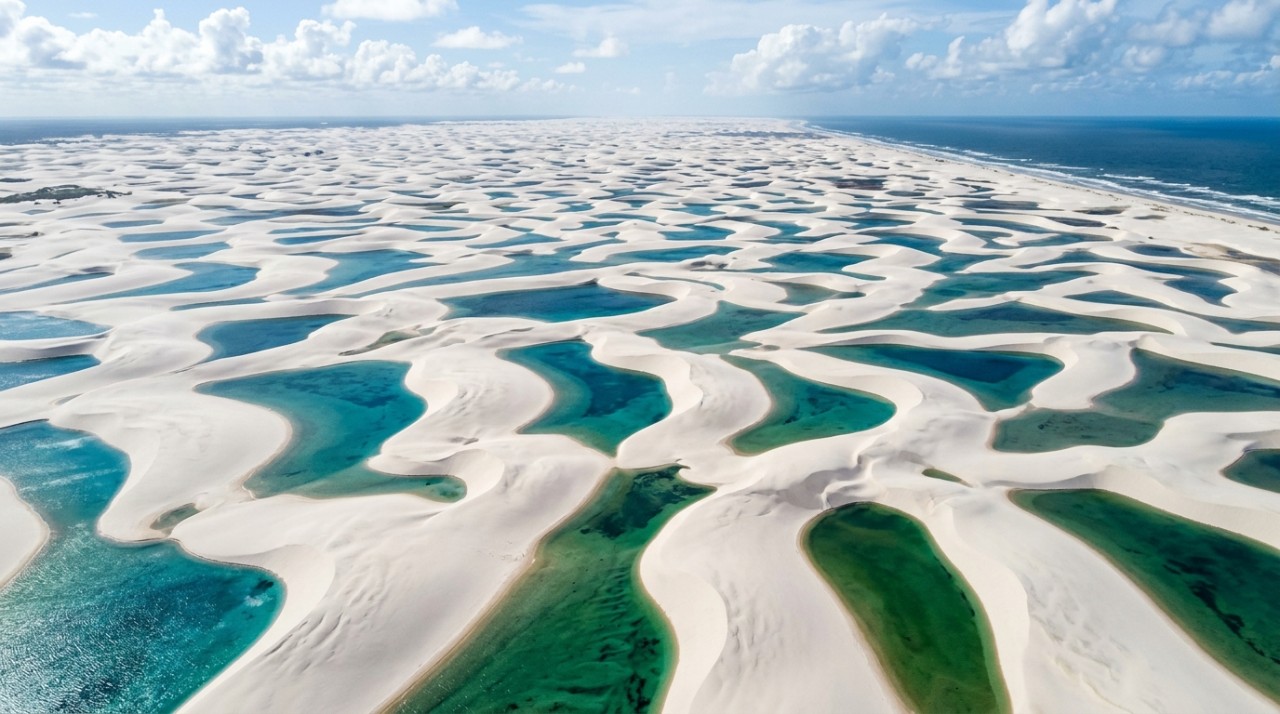 As lagoas não são braços de mar escondidos entre as dunas.
