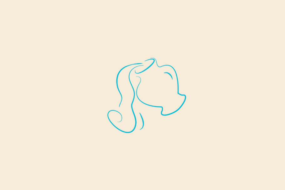 Ilustração minimalista de um jarro com água jorrando em azul, representando o signo de Aquário, sobre fundo bege.