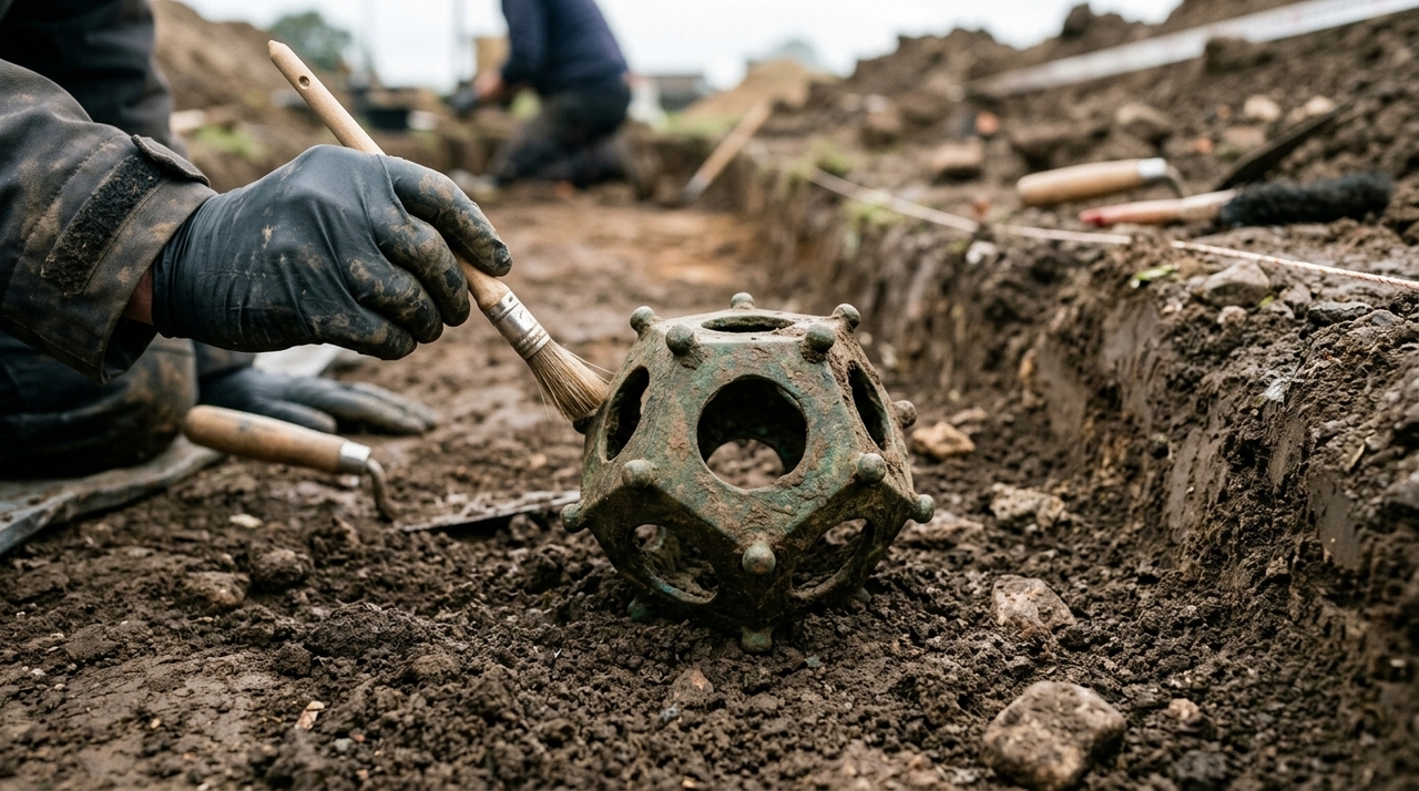 A descoberta aconteceu em 2023, durante trabalhos do Norton Disney History and Archaeology Group em parceria com a empresa Allen Archaeology.