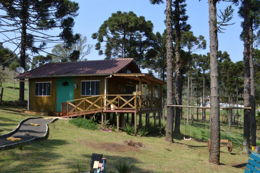 Cabana da Fazenda Senhor do Bom Fim, em São José do Cerrito, na Serra Catarinense