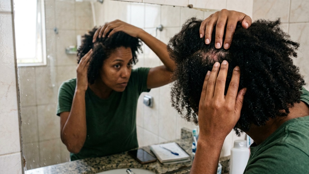 Remover resíduos não significa controlar o problema responsável pela descamação.