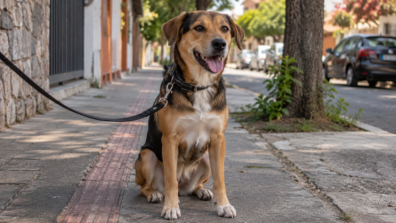 Observar o ambiente ajuda a entender por que o cachorro parou.
