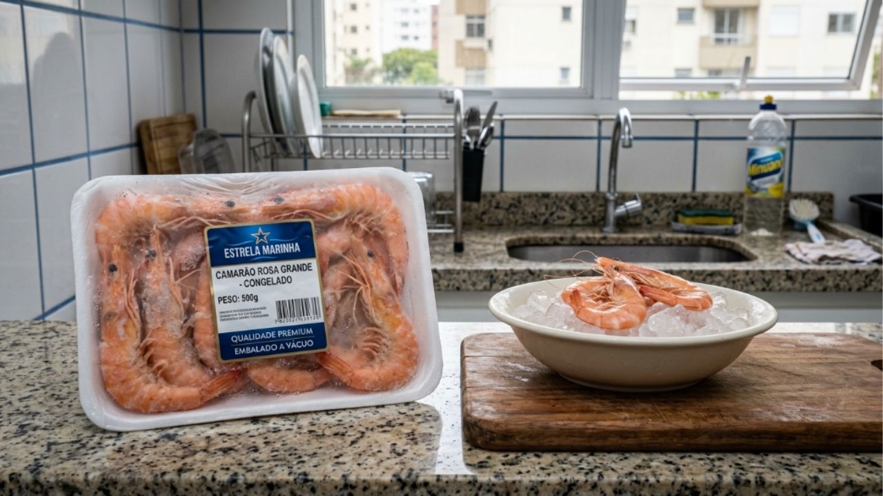 Nem todo camarão vendido como fresco nunca foi congelado