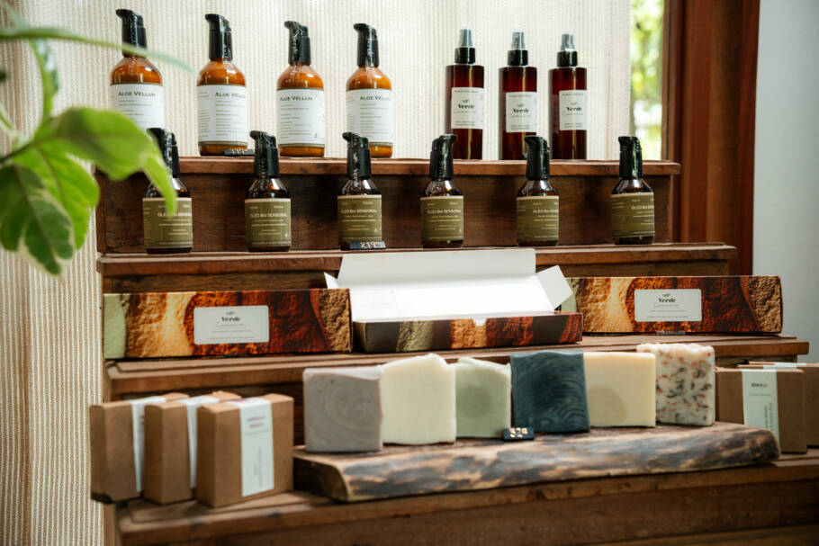 Produtos utilizados nos tratamentos do Spa são produzidos na própria propriedade