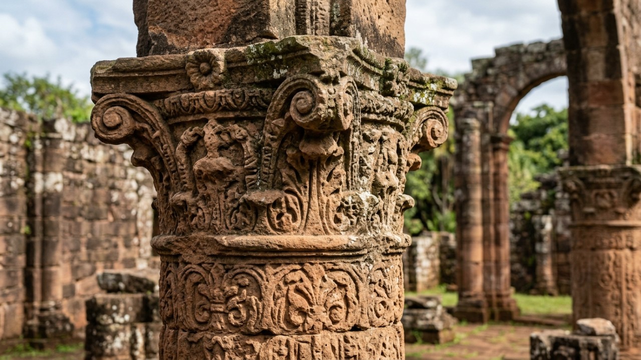 Percorrer as estruturas históricas do parque arqueológico proporciona uma experiência inesquecível de reflexão sobre o passado colonial da América do Sul.