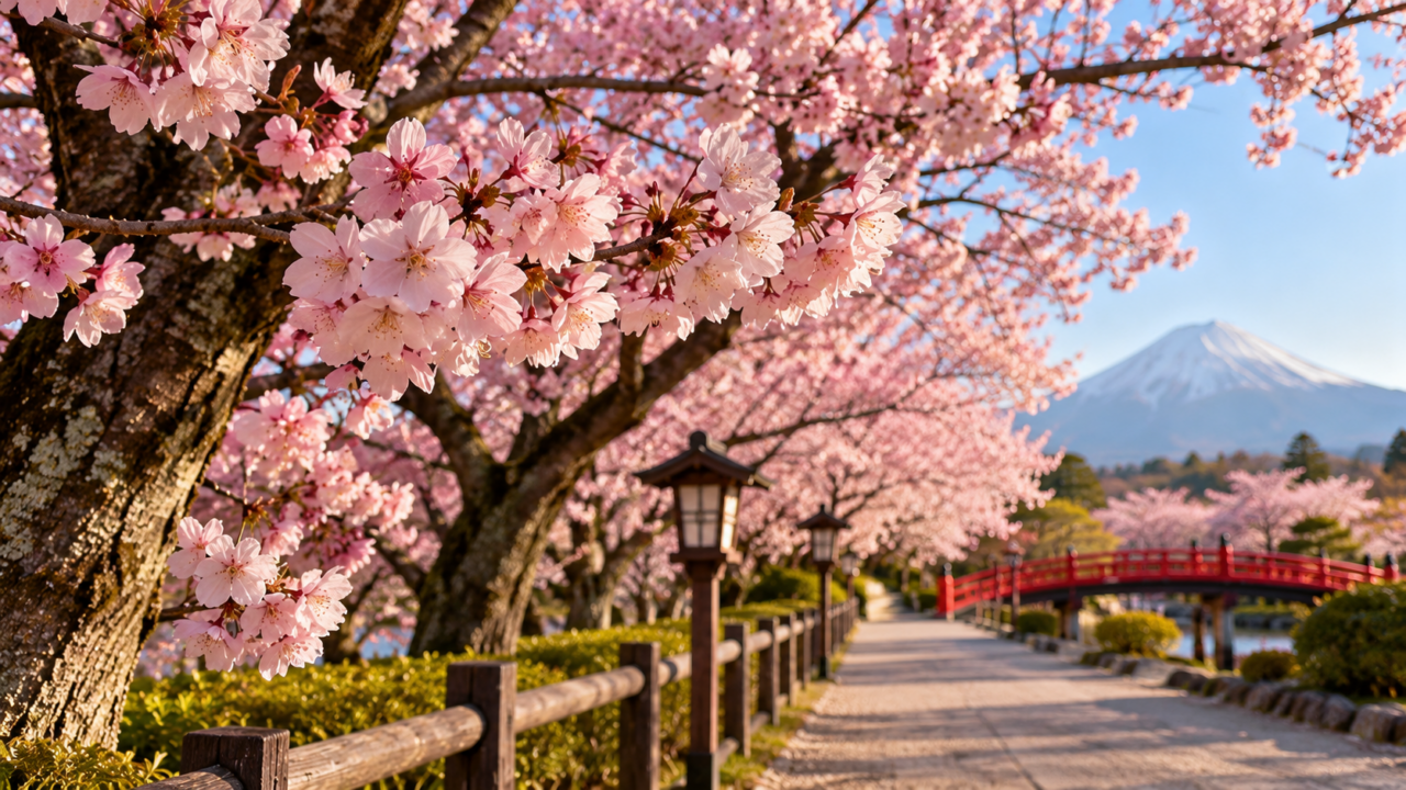 Antes de criar novas folhas, algumas cerejeiras japonesas ficam cobertas de flores. Veja por que isso acontece e como a árvore muda ao longo das estações.