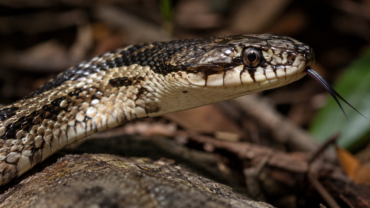 Essa cobra possui adaptações surpreendentes para caçar outras serpentes