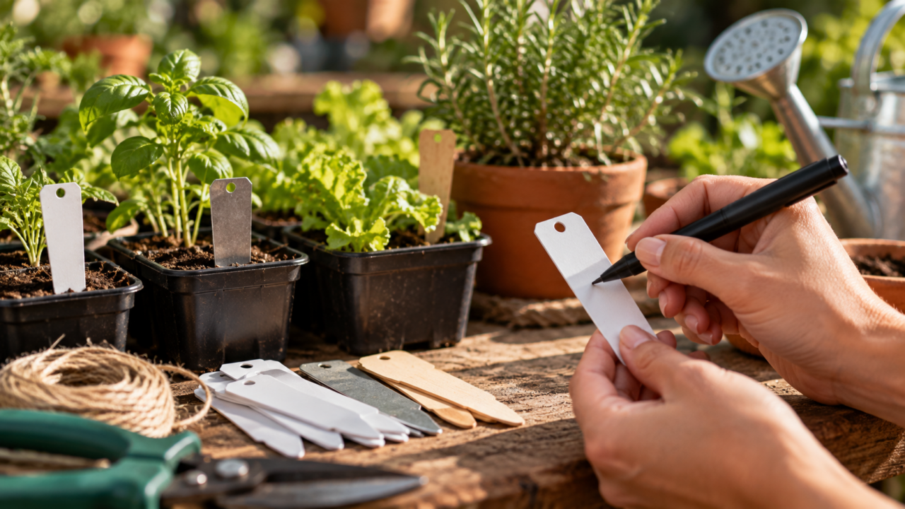 Como criar etiquetas de plantas que não desaparecem? Aprenda a escolher materiais resistentes, usar a tinta adequada e fixar o marcador com segurança.