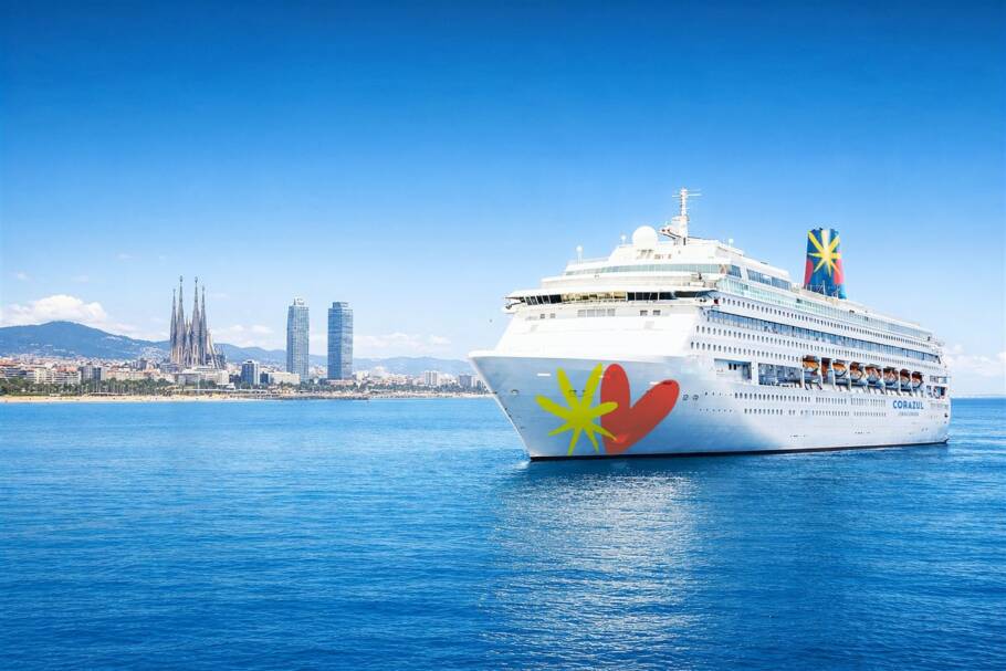 O navio Buenavista, da Corazul Cruceros, fará roteiros no Brasil a partir de outubro