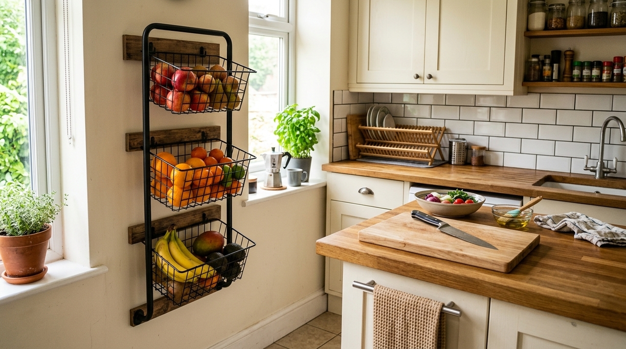 Superfícies horizontais são disputadas por eletrodomésticos, utensílios, tábuas e alimentos que precisam estar à mão.