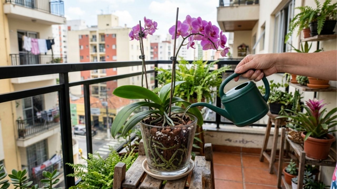Luz, rega e adubação fazem diferença na floração da orquídea