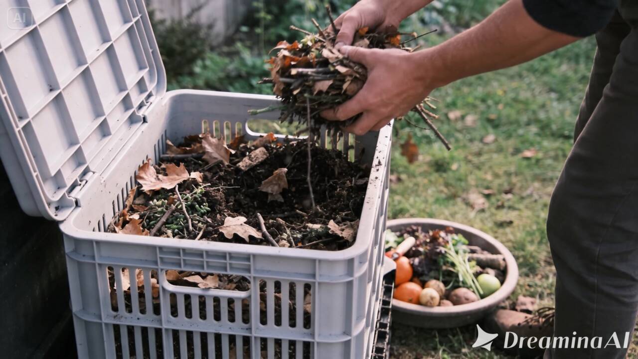 Que tal reaproveitar folhas e pequenas podas? Veja como fazer uma composteira em casa e entenda os cuidados com umidade, oxigenação e materiais.