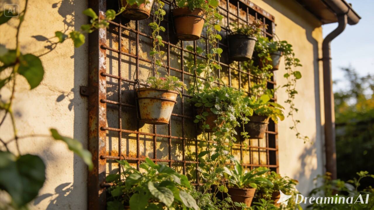 Aprenda a transformar uma grade antiga em um jardim vertical. Saiba como proteger a estrutura, distribuir os vasos e escolher plantas para o local.